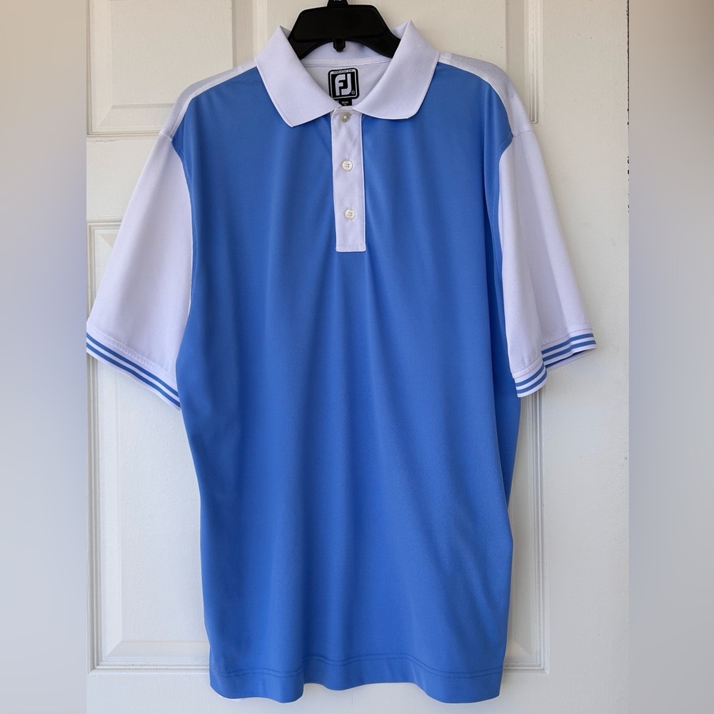 Footjoy Men’s Polo Shirt Athletic Fit Size Large
